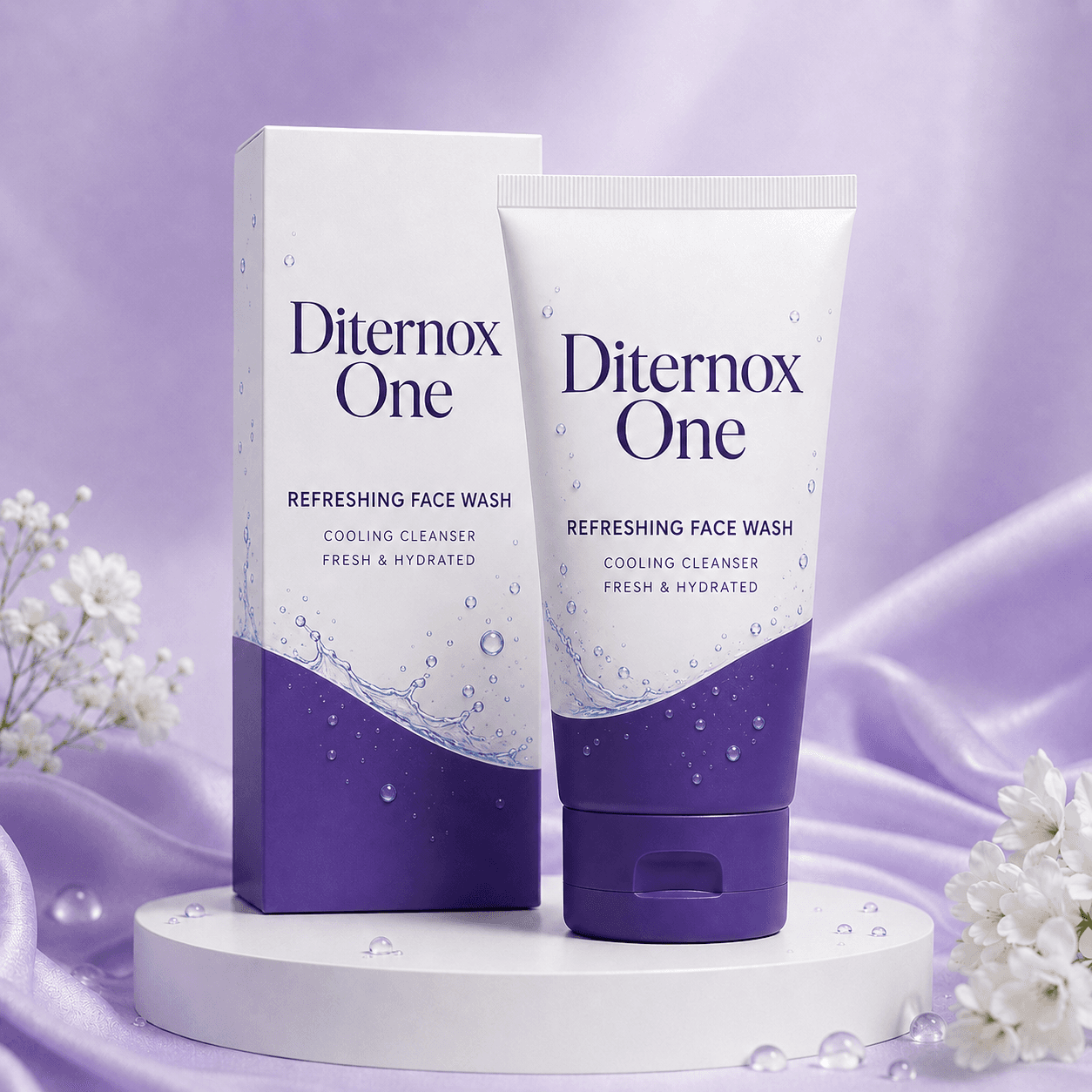 Diternox One Refreshing Face Wash 200 Ml | Cooling Cleanser | Fresh & Hydrated