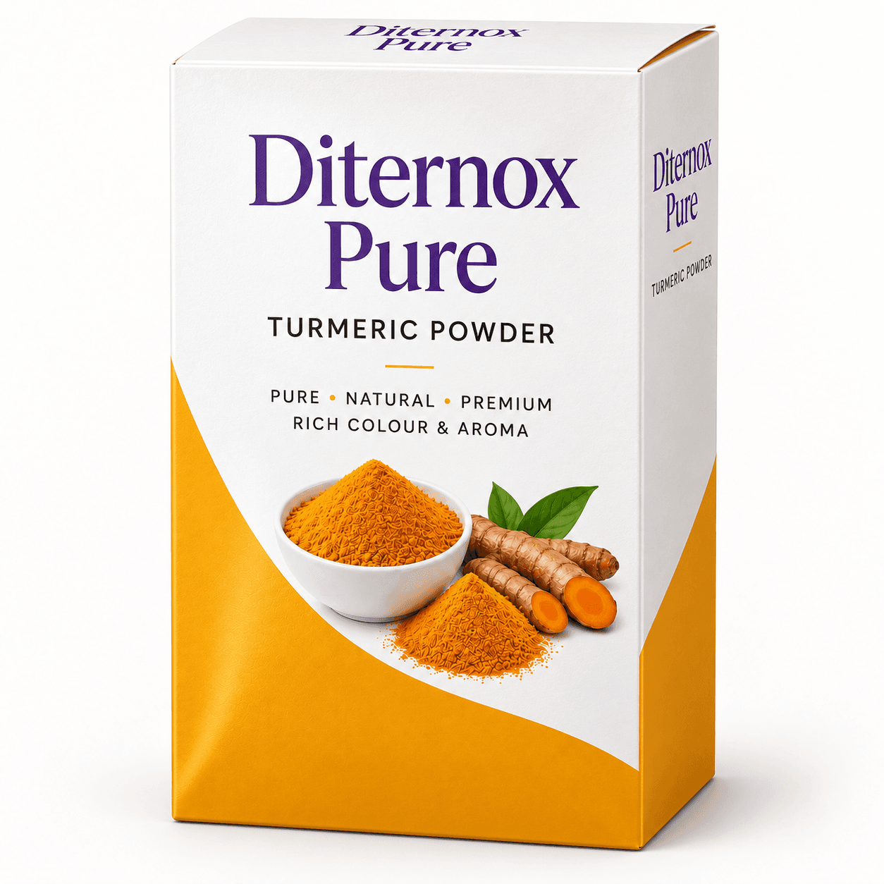 Diternox Pure Turmeric Powder (Haldi) 100g | Rich Colour & Aroma