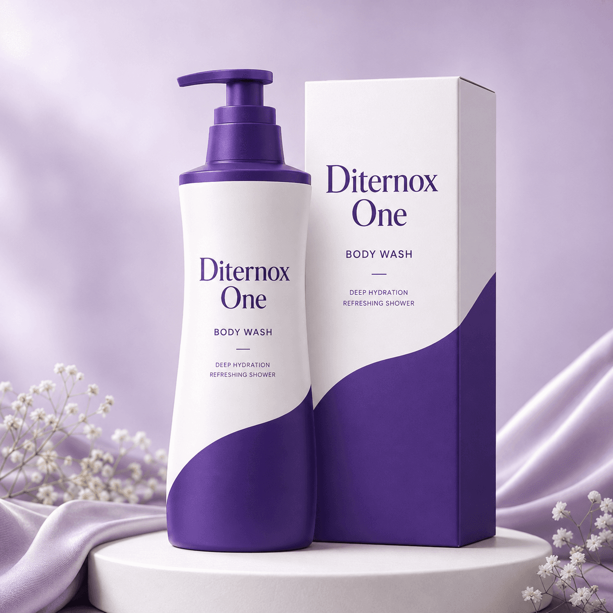 Diternox One Original Body Wash 500 ml – Deep Hydration, Refreshing Shower